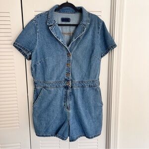 Vintage Blue Denim Jumpsuit